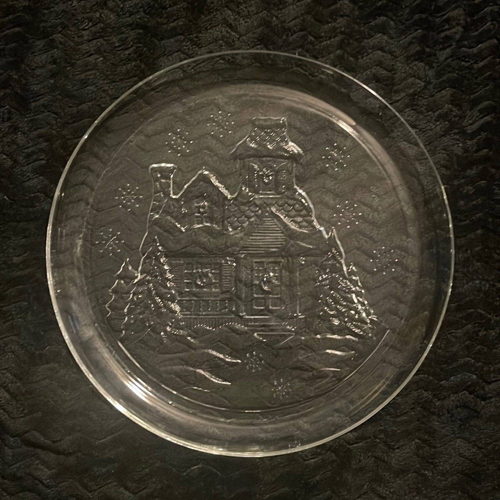 [Vintage] Holiday Gingerbread House Cookie Platter